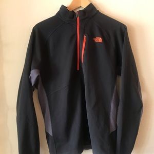 Mens The North Face 1/4 Zip Jacket